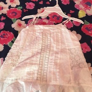White Abercrombie Kids tank top